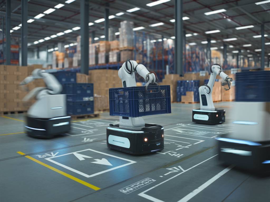 L'impact des robots logistiques sur la chaîne d'approvisionnement